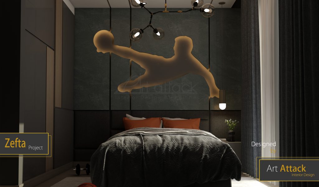 تشطيب مودرن:لشقة زفتي