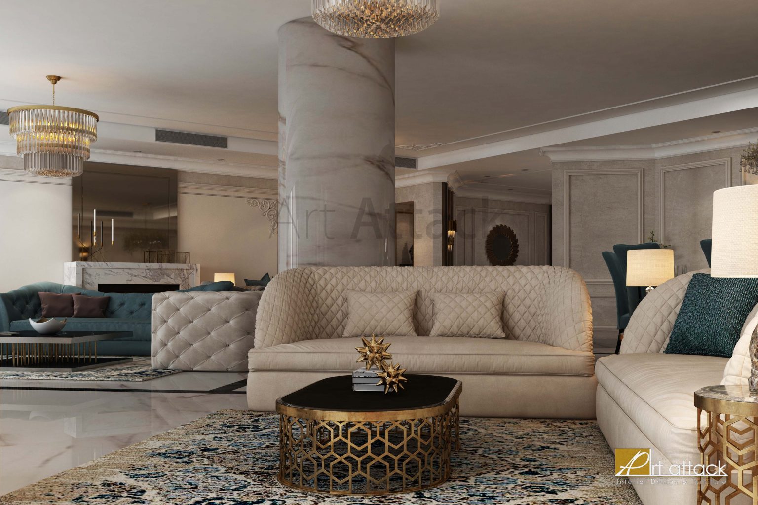 أهم الاساسيات في التصميم الداخلي أرت أتاك للديكور