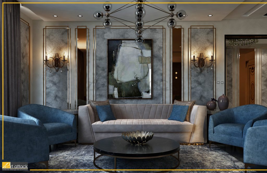 تشطيب كلاسيك:لشقة تاج سلطان