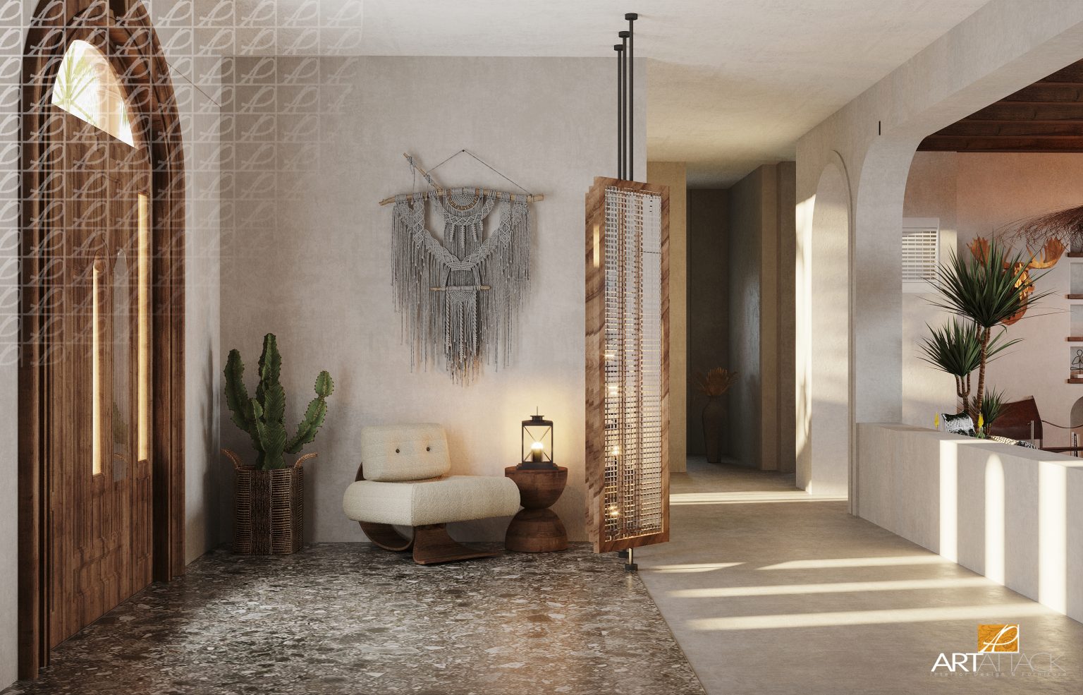 شركة تصميم داخلي وخارجي - أرت أتاك للديكور